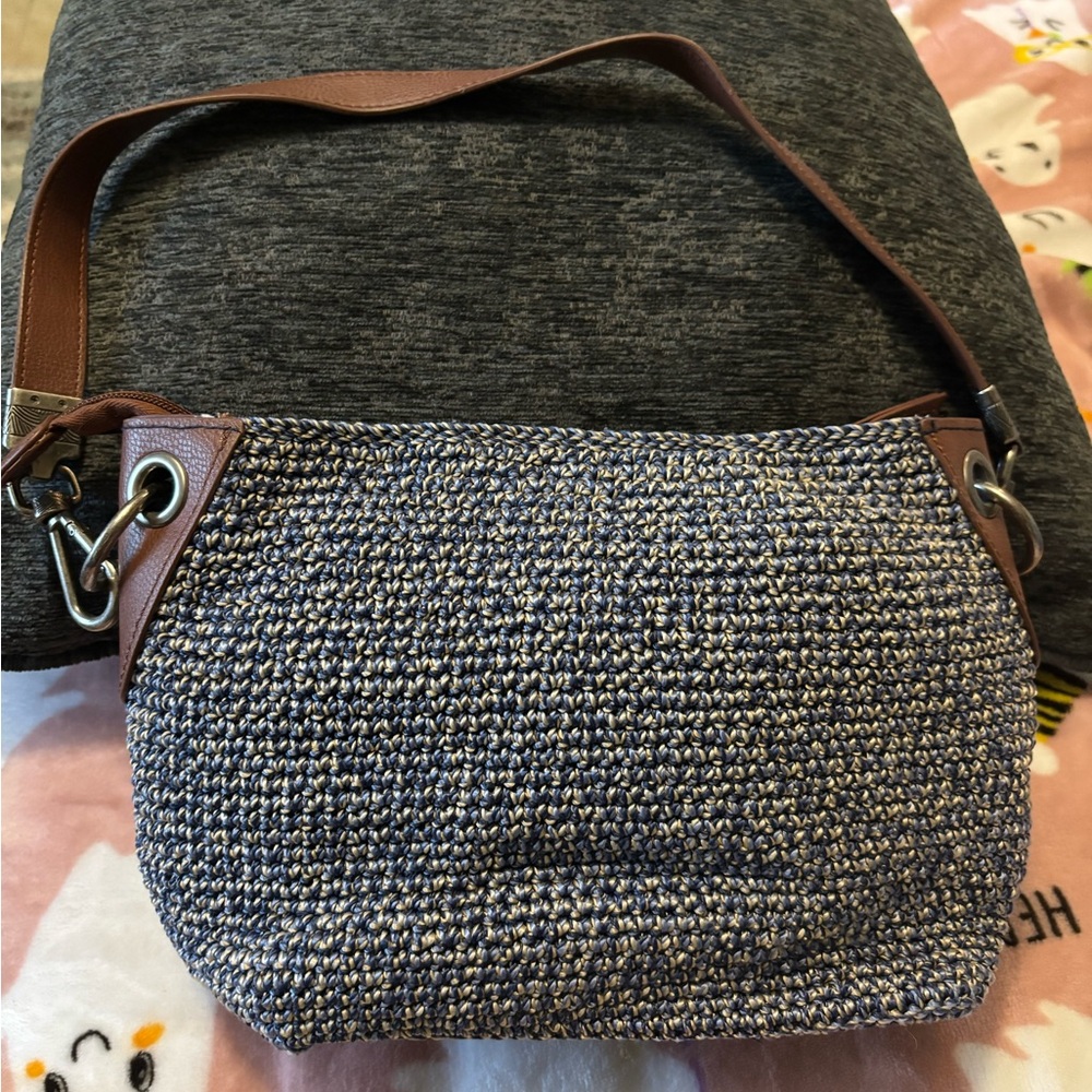 The Sak Blue and Brown Shoulder Bag